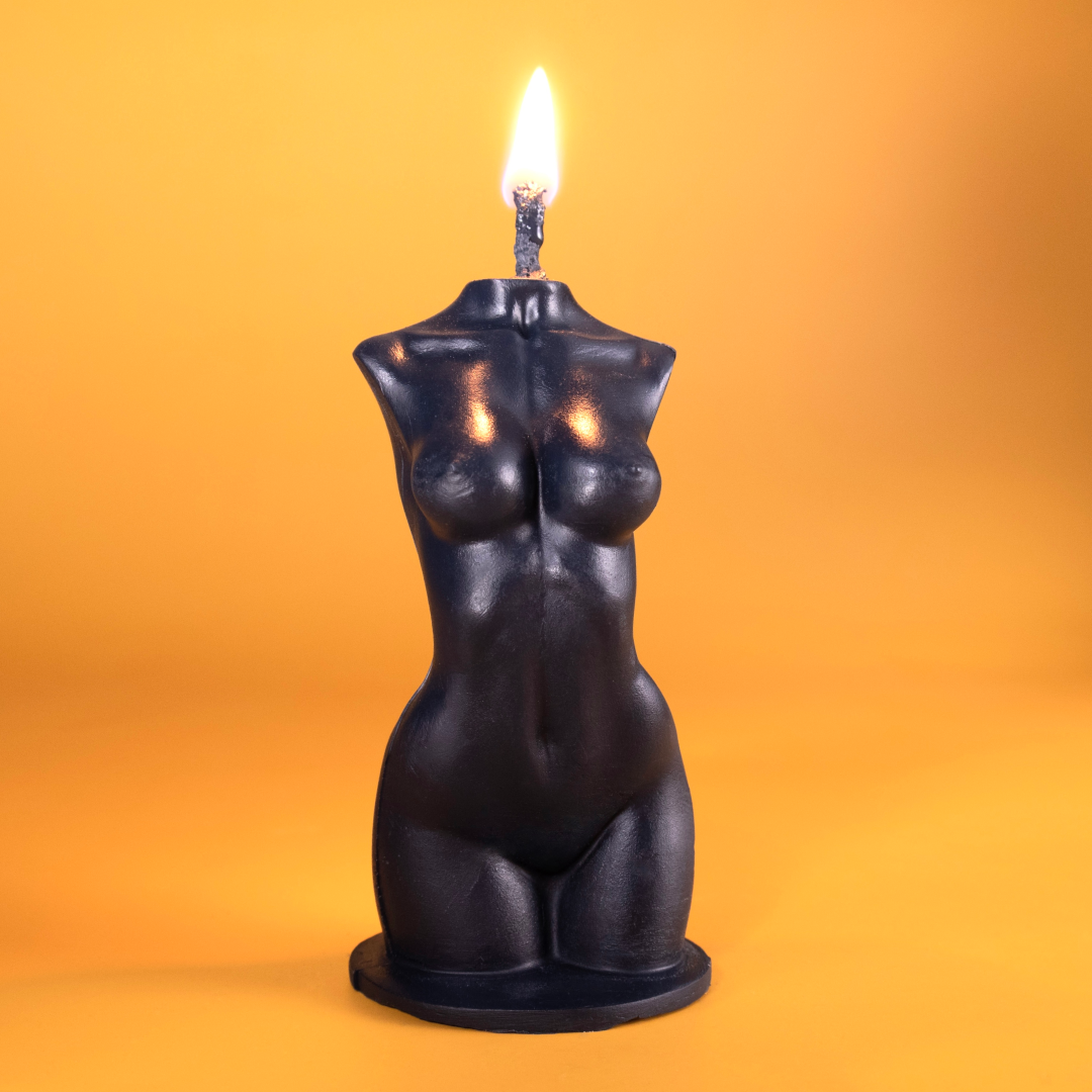 Zestaw 2 świeczek zapachowych z wosku pszczelego "Naga Harmonia" Candle Wonder