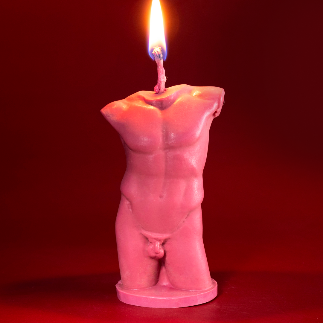 Zestaw 2 świeczek zapachowych z wosku pszczelego "Naga Harmonia" Candle Wonder