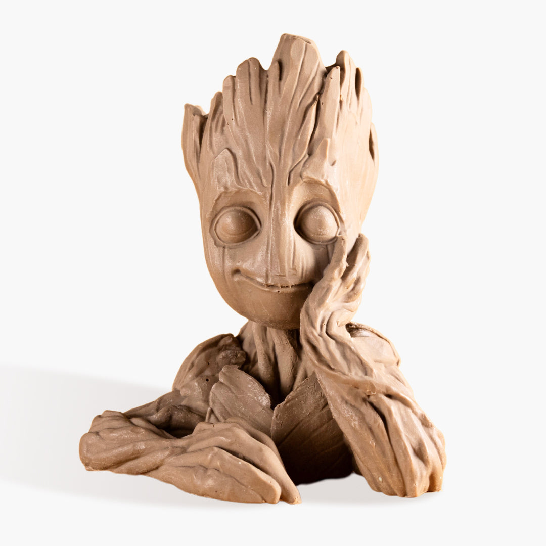 Scented Beeswax Candle "Baby Groot"