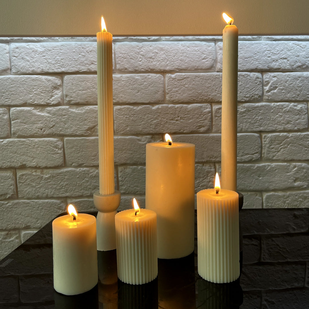 Soy Wax Taper Candle 25 cm