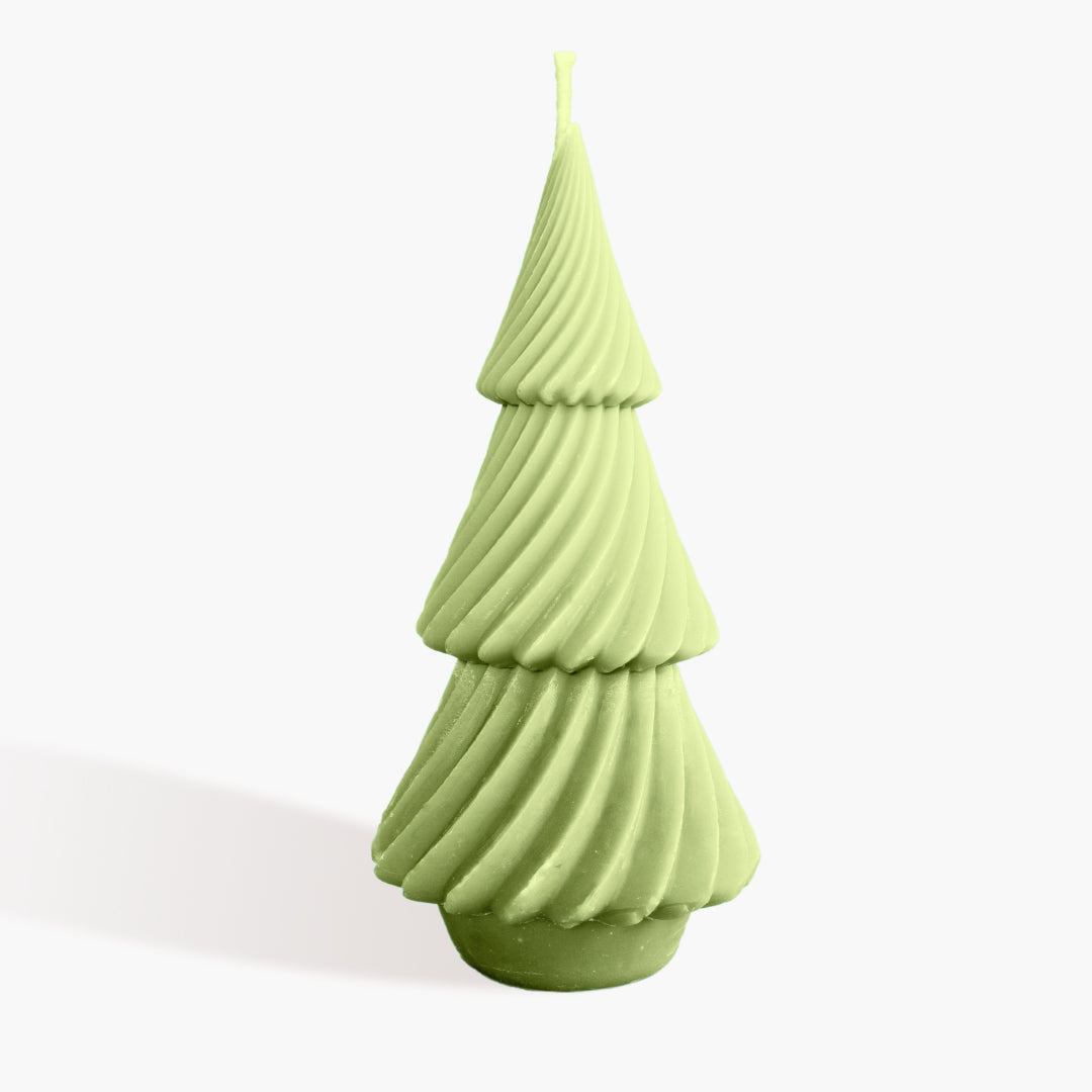 Christmas Beeswax Candle "Modern Christmas Tree"