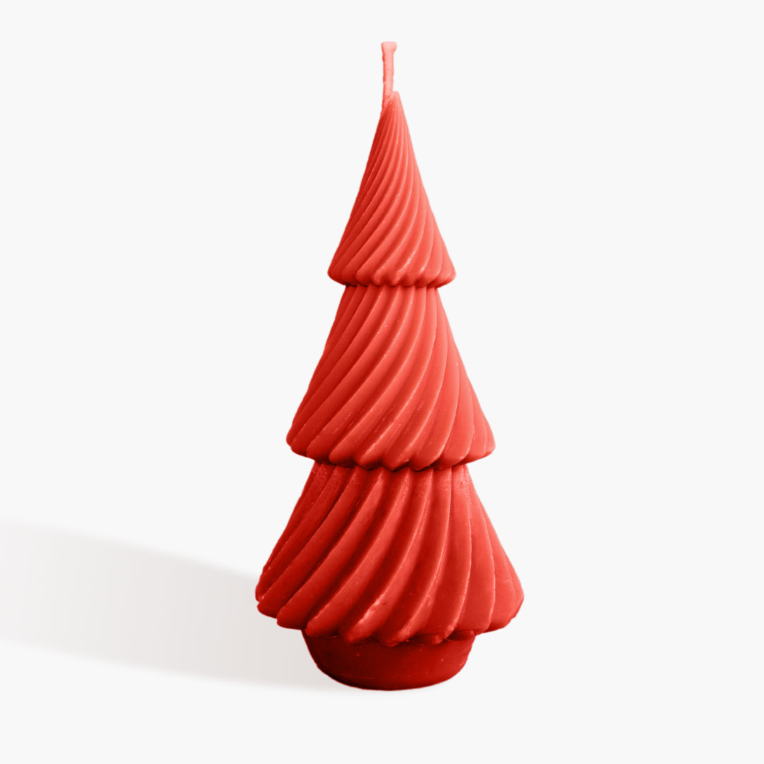 Christmas Beeswax Candle "Modern Christmas Tree"