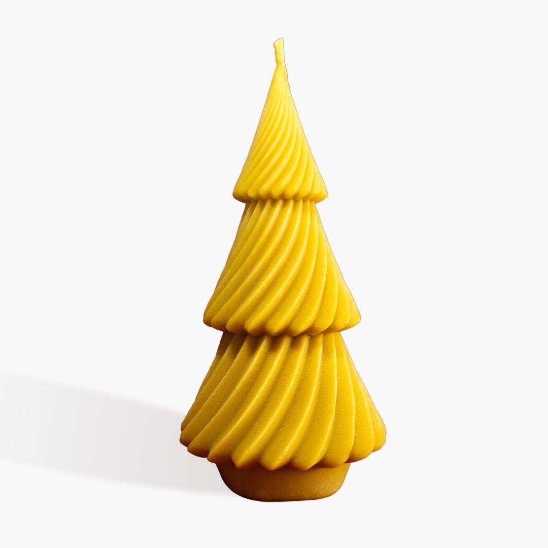 Christmas Beeswax Candle "Modern Christmas Tree"