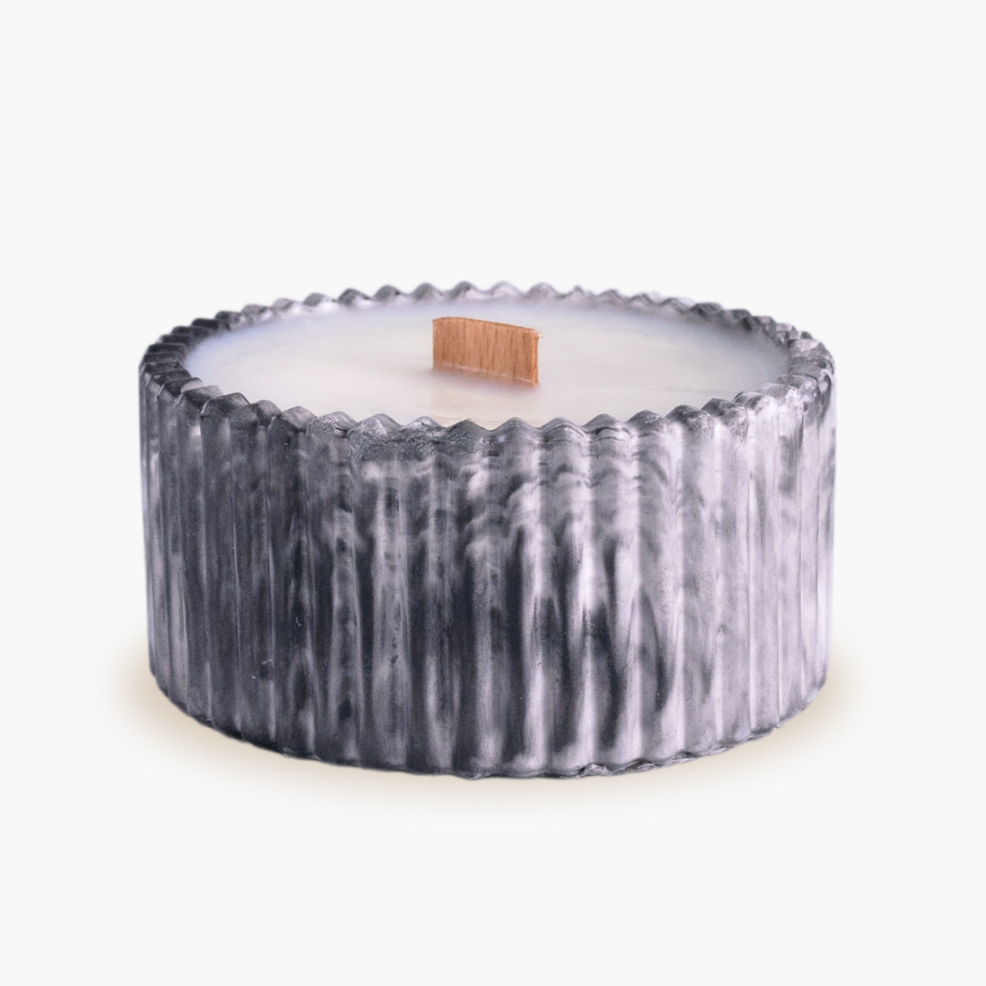 Scented Soy Candle in Plaster 100g 24h