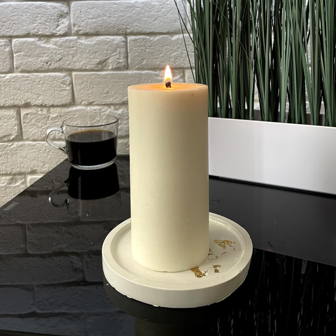 Soy Wax Pillar Candle 7 x 15 cm