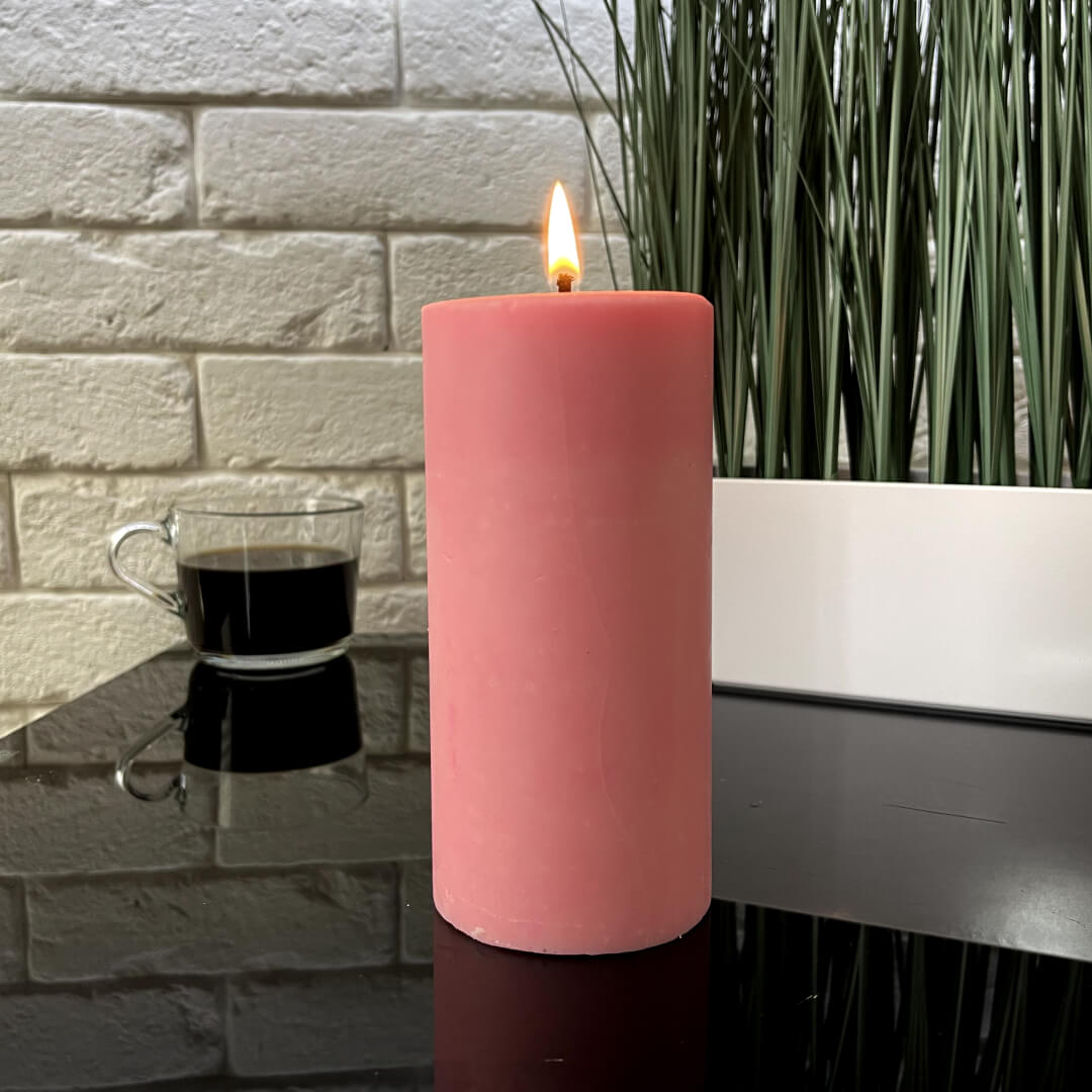 Soy Wax Pillar Candle 7 x 15 cm