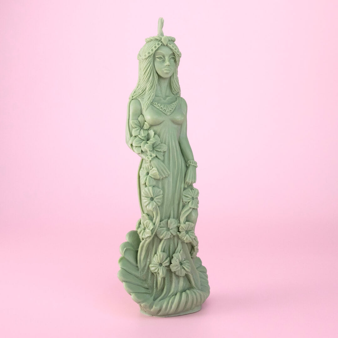 Scented Beeswax Candle "Sea Maiden"