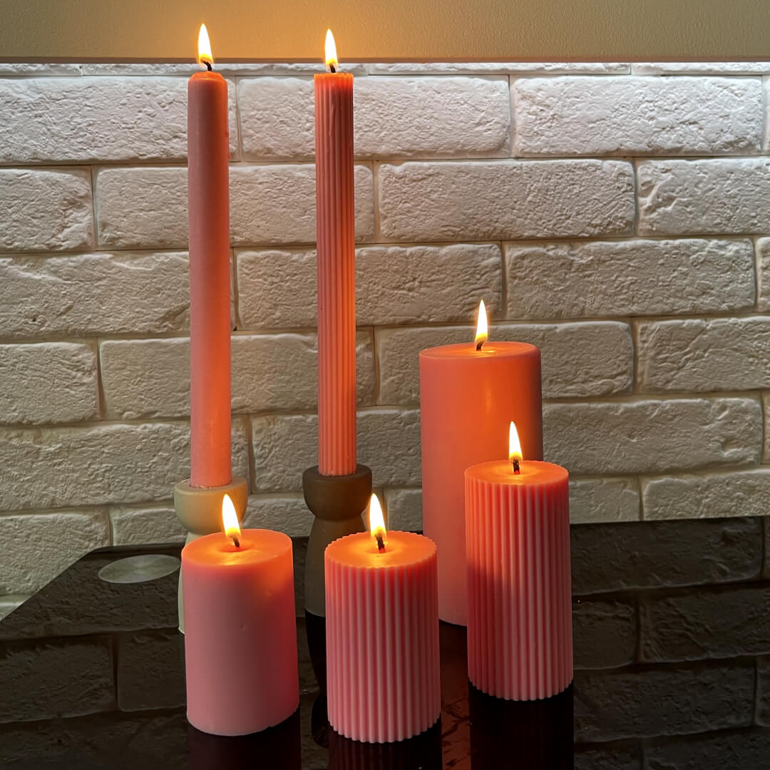 Soy Wax Taper Candle 25 cm